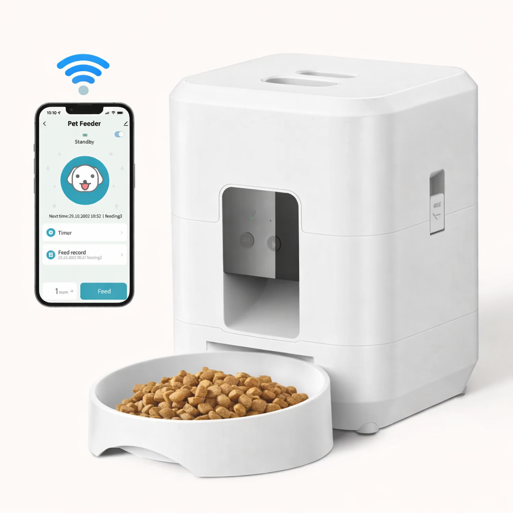 Automatic Smart Pet Feeder – Scheduled Meals & Precise Portion Control