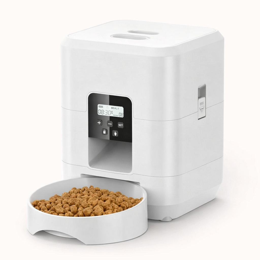 Automatic Smart Pet Feeder – Scheduled Meals & Precise Portion Control